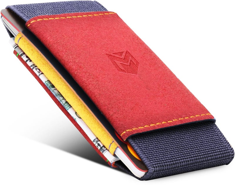 VBAX Elastic Wallet for Men & Women â€“ Slim Minimalist Front Pocket Credit Card Holder, Stretch Fabric Design Fits 10 Cards & Cash â€“ Compact Everyday Carry Wallet for Travel & Daily Use - Image 1